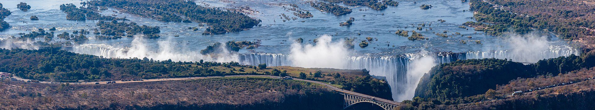 Victoria Falls landscape used as art direction for the Walk Zimbabwe concept